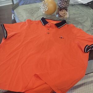 biemlfdkk Orange Polo Golf Shirt New Xxl